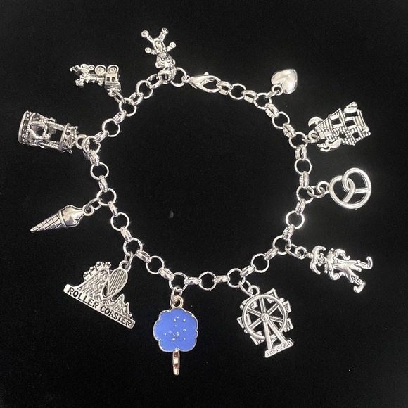 Amusement Park Charm Bracelet Rides Food Charms - Picture 3 of 8